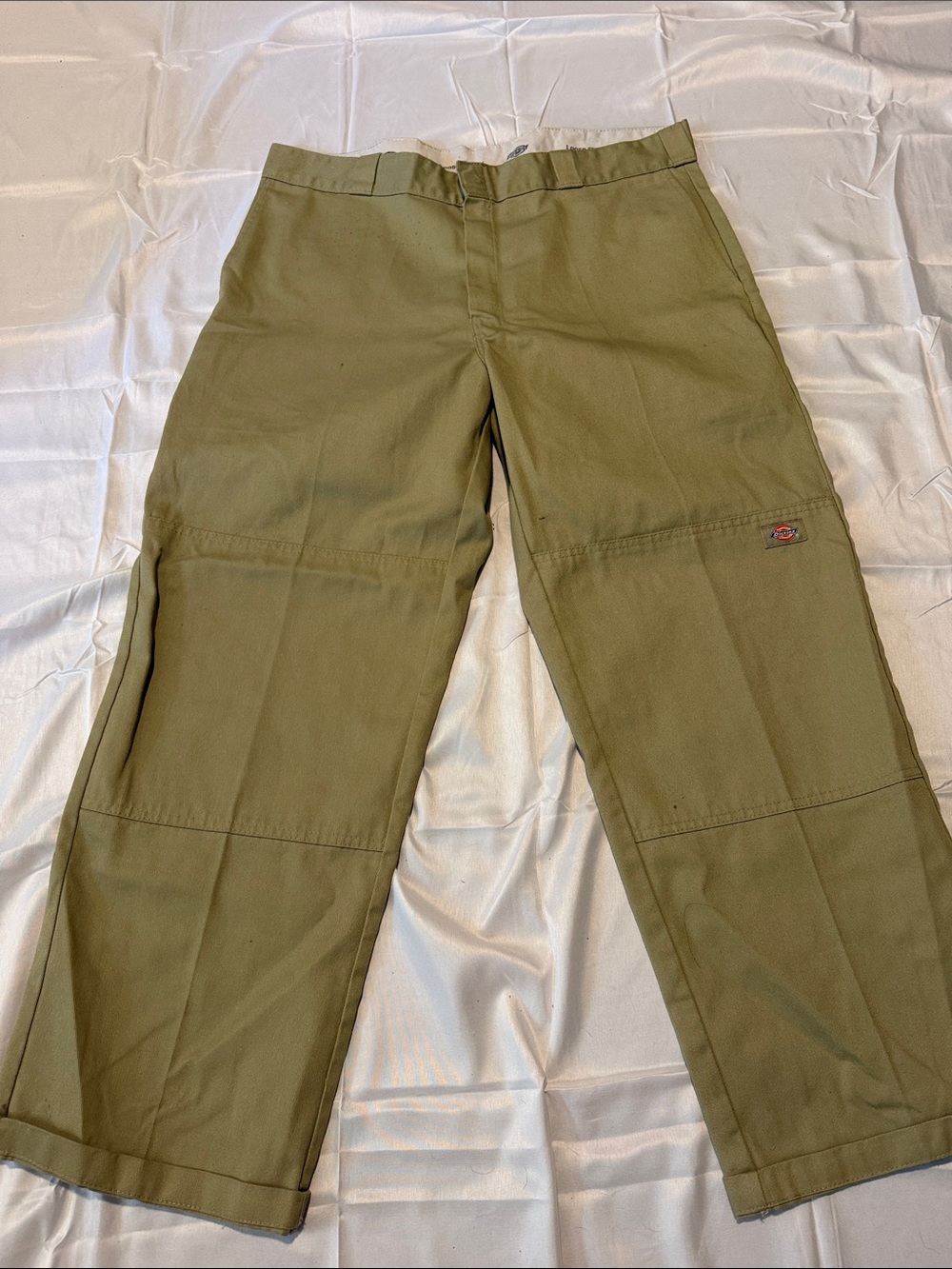 Dickies Men's Tan Cargo Work Pants - Military Green